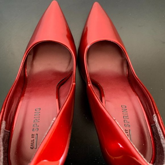 Call It Spring Ruby Red Stilettos - Picture 8 of 12